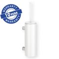 MERIDA STELLA WHITE LINE wall-mounted toilet brush, long "TUBE" with a lid, white